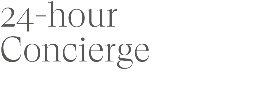 24 hour Concierge