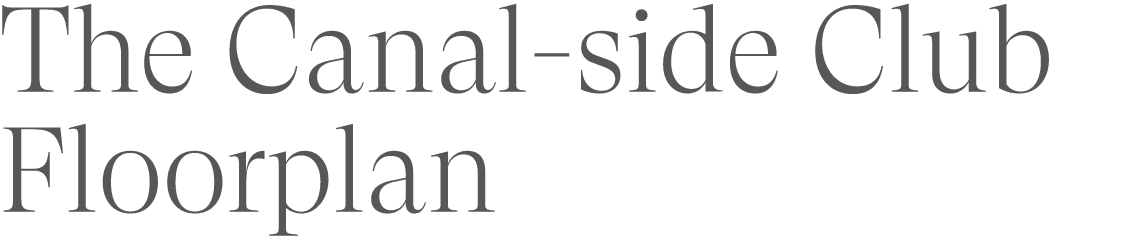The Canal side Club Floorplan