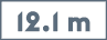 12.1 m